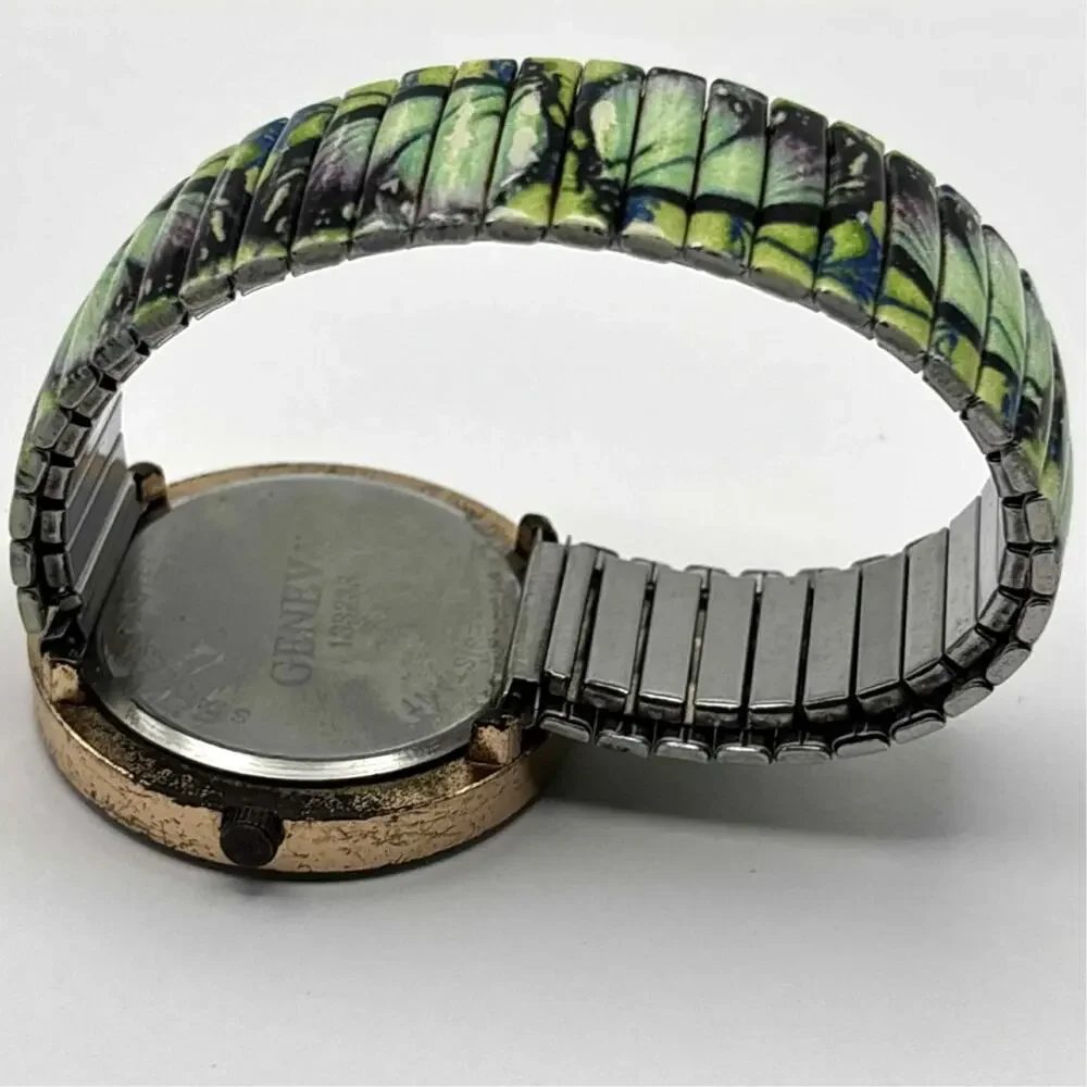 Green & Blue Butterfly Watch